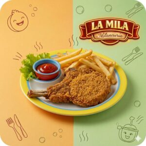 La especialidad de la casa (Milanesa de Chuleta Vacuna)